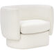 Valence Maya White Armchair